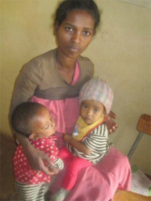 Family in Samerro, Ethiopia